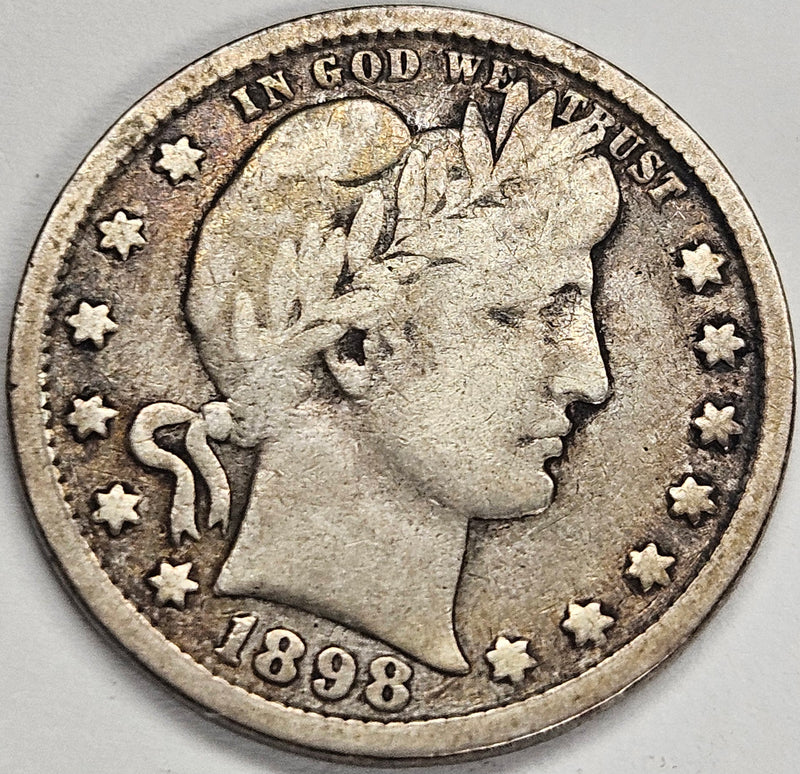 1898 Barber Quarter . . . . Very Good