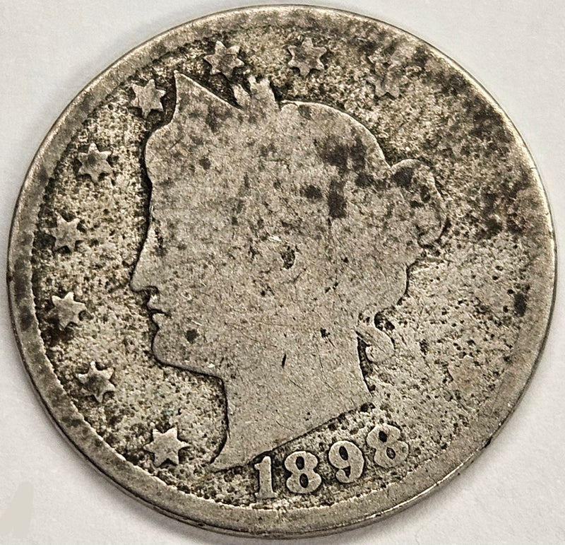1898 Liberty Nickel About Good