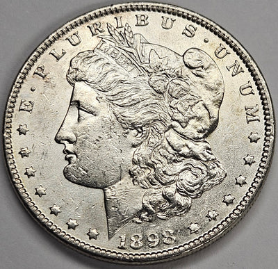1898 Morgan Dollar Choice About Uncirculated