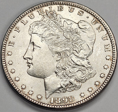 1898 Morgan Dollar Choice BU+