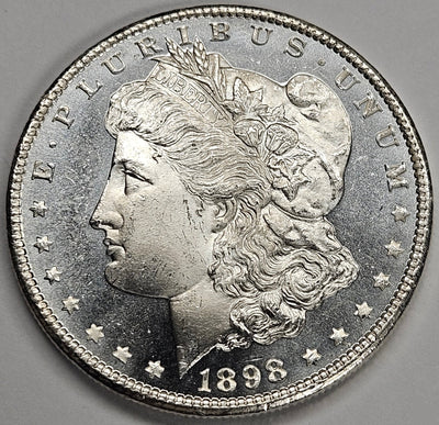 1898-O Morgan Dollar Choice BU+ Prooflike