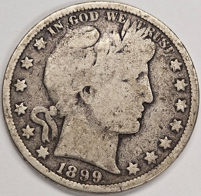 1899 Barber Half Very Good