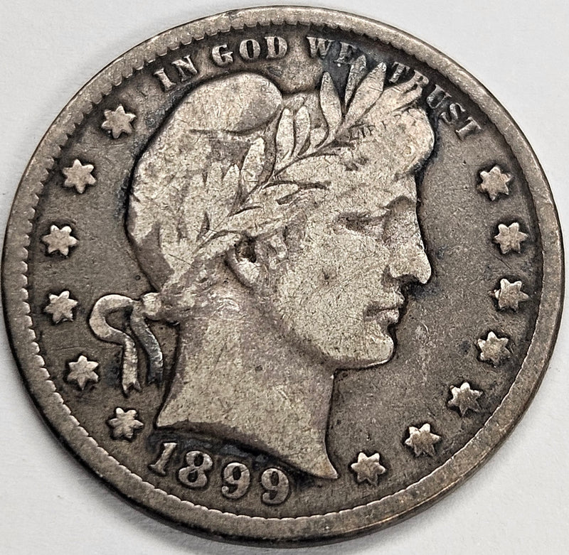 1899 Barber Quarter . . . . VF/XF