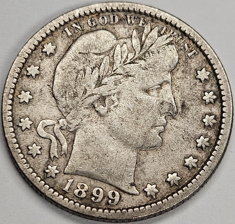1899 Barber Quarter . . . . Extremely Fine