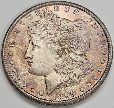 1899-O Morgan Dollar Gem BU Color!