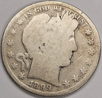 1899-S Barber Half AG/Good