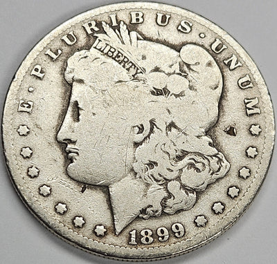 1899-S Morgan Dollar VG obverse hit