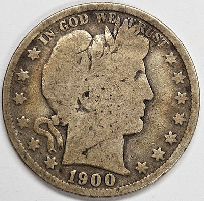 1900 Barber Half Very Good