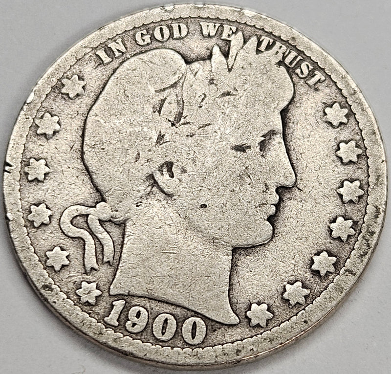 1900 Barber Quarter . . . . Good