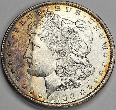 1900-O/CC Morgan Dollar Choice BU Toned