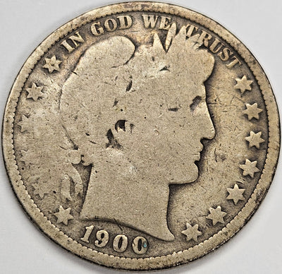 1900-O Barber Half Good