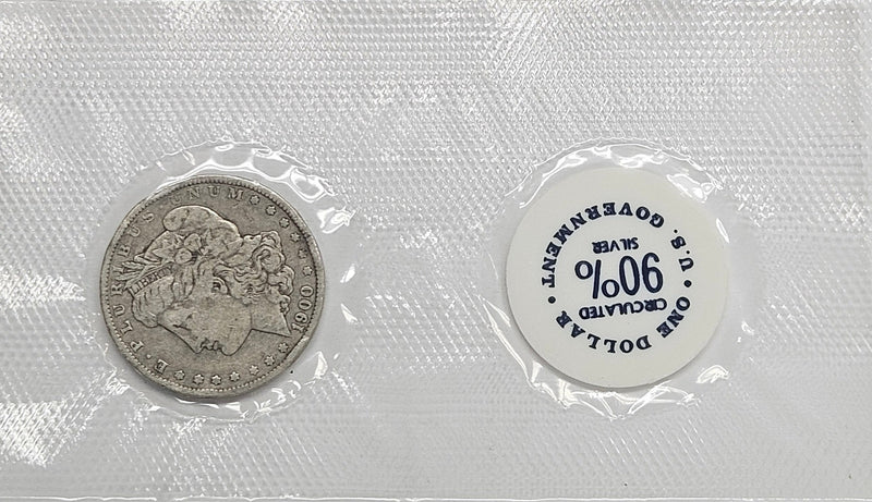 1900-O Morgan Dollar GSA Envelope Fine many rim bumps