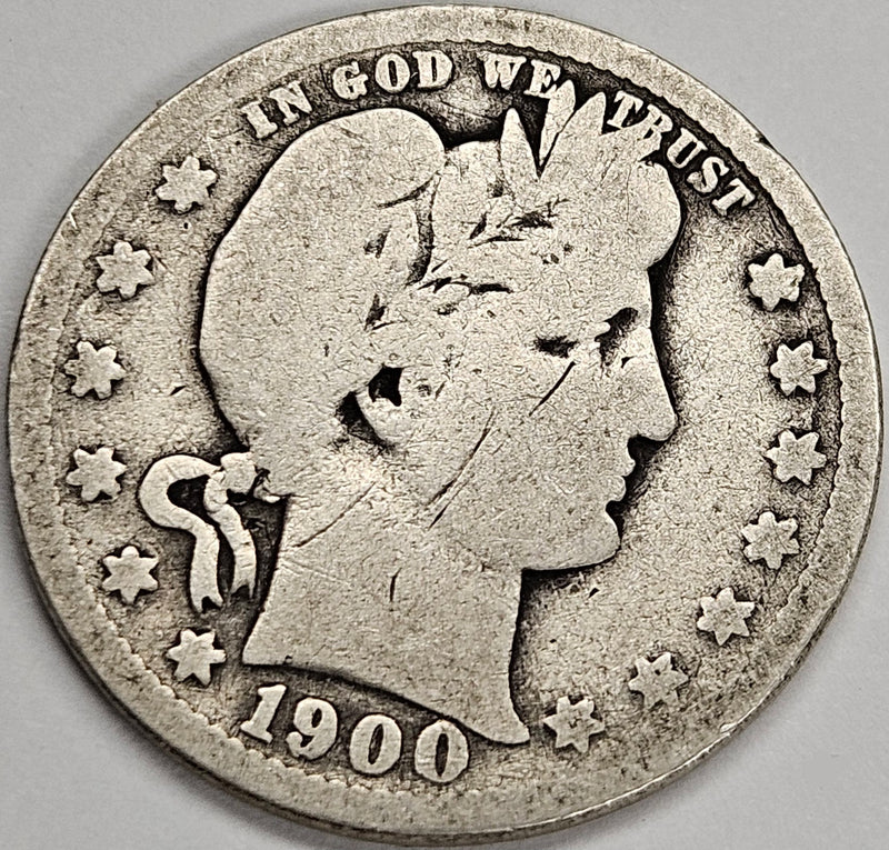 1900-S Barber Quarter . . . . Good