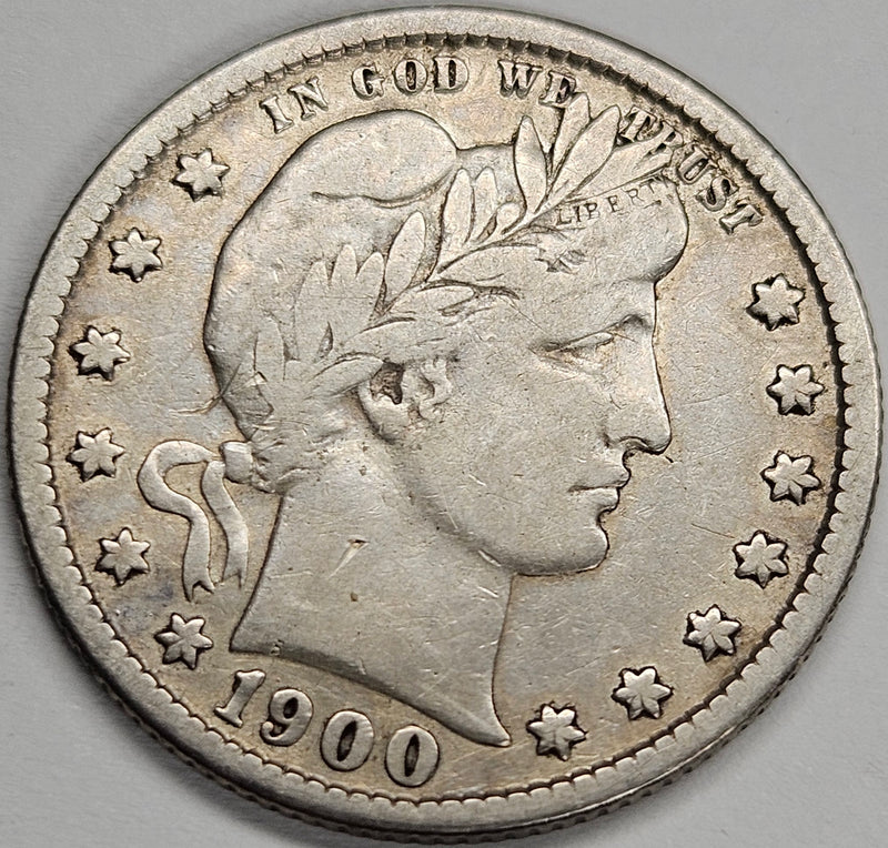1900-S Barber Quarter . . . . Very Fine