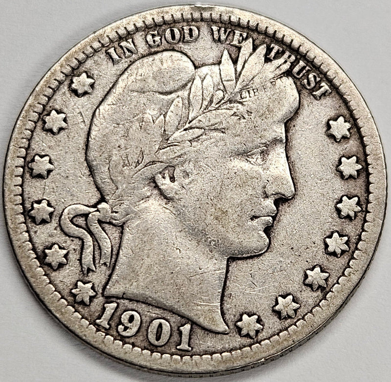 1901 Barber Quarter . . . . Very Fine