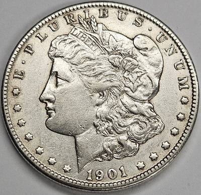 1901-O Morgan Dollar XF/AU