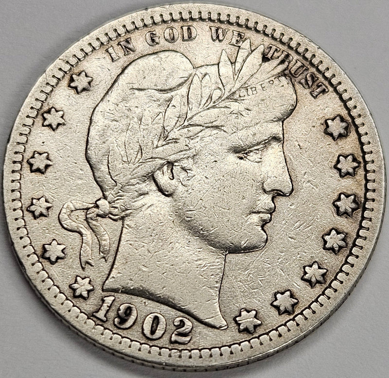 1902 Barber Quarter . . . . Very Fine