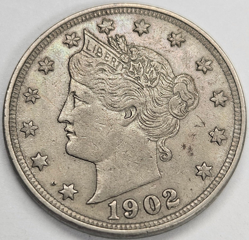 1902 Liberty Nickel . . . . Choice About Uncirculated
