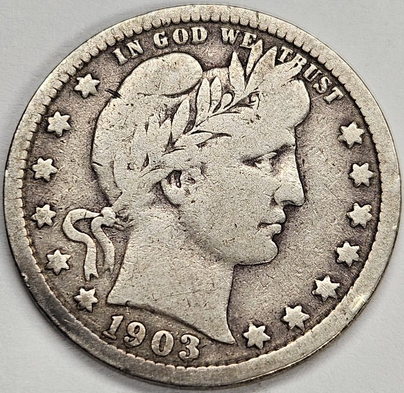 1903 Barber Quarter . . . . Fine