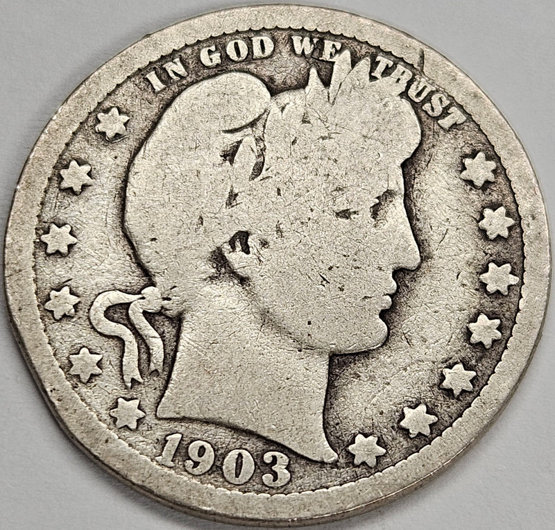 1903 Barber Quarter . . . . Good