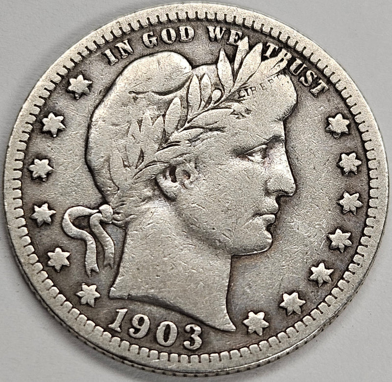 1903 Barber Quarter . . . . Very Fine