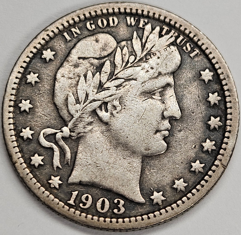 1903 Barber Quarter . . . . Extremely Fine
