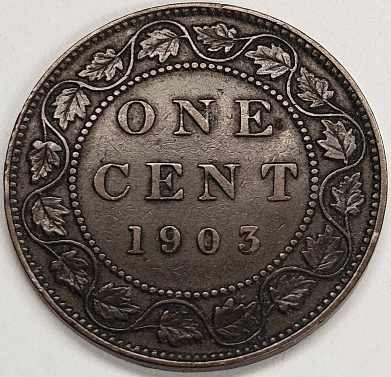 1903 Canadian Cent Very Fine