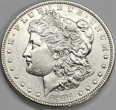 1904 Morgan Dollar Choice About Uncirculated