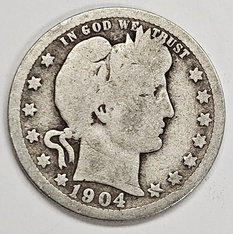 1904 Barber Quarter Good