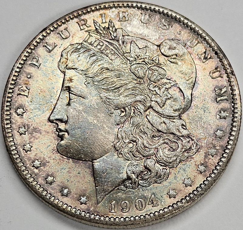 1904-O Morgan Dollar Gem BU Toned