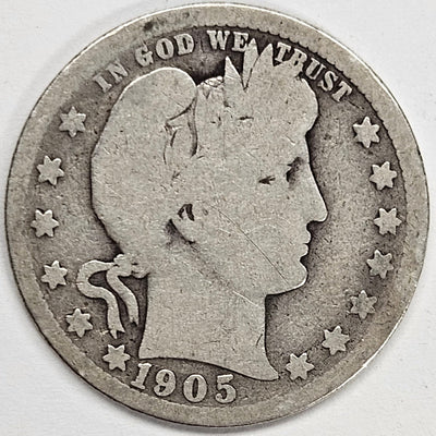 1905 Barber Quarter Good