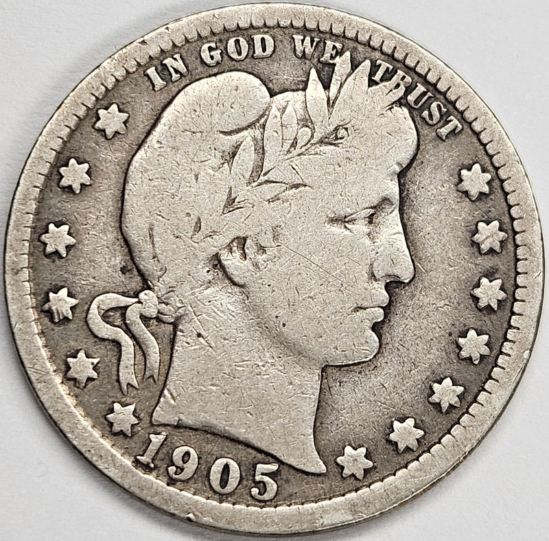 1905 Barber Quarter . . . . Very Good