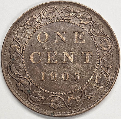 1905 Canadian Cent Very Fine