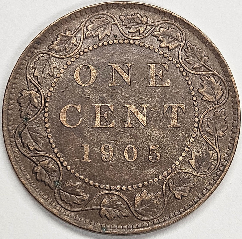 1905 Canadian Cent Very Fine