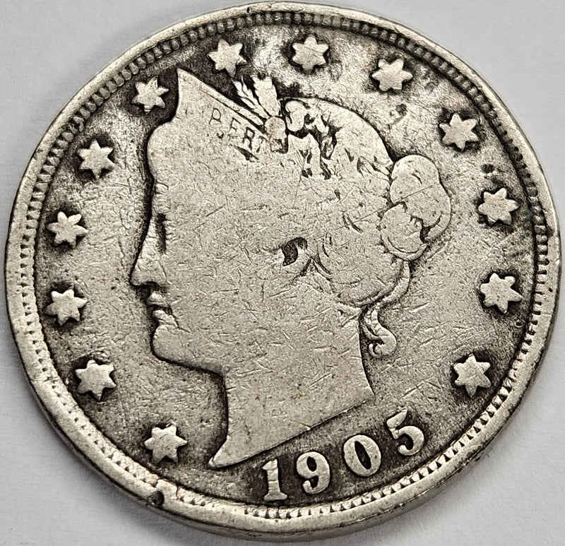 1905 Liberty Nickel Very Good
