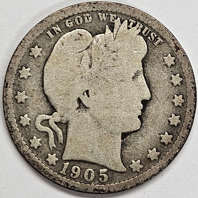 1905-O Barber Quarter Good