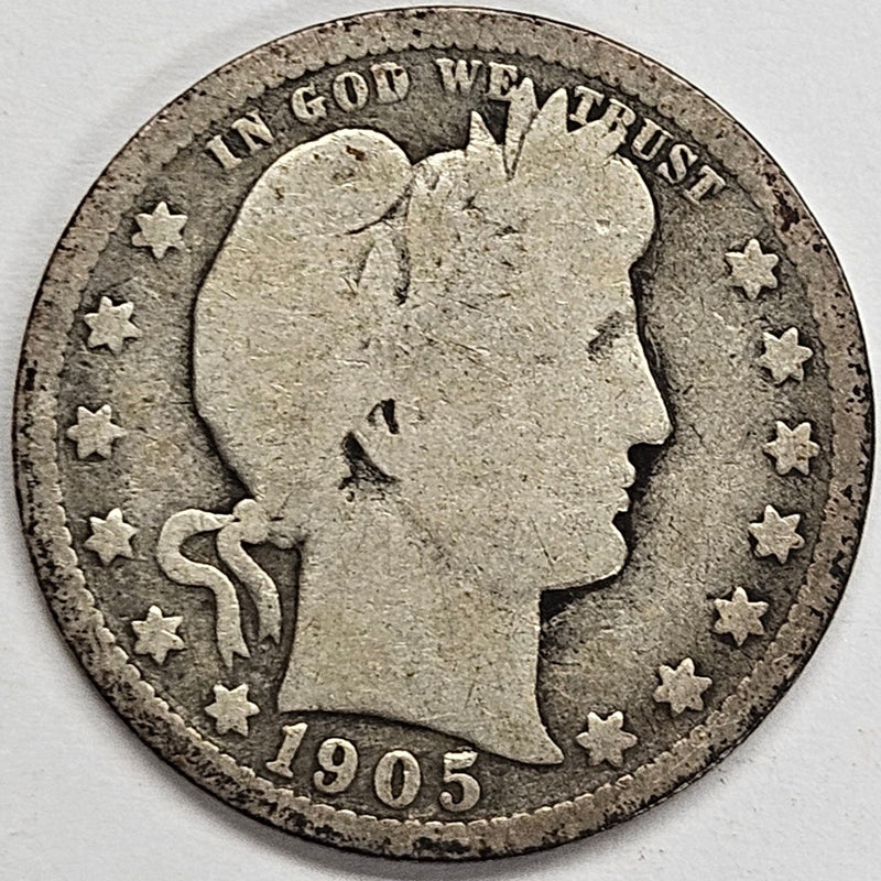 1905-O Barber Quarter Good