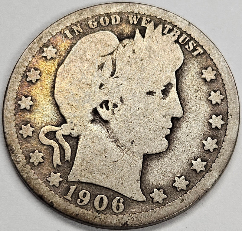 1906 Barber Quarter Good