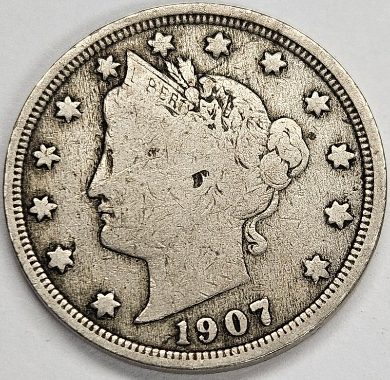 1907 Liberty Nickel Fine/VF