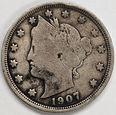 1907 Liberty Nickel Fine