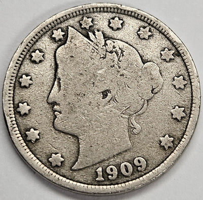 1909 Liberty Nickel Very Good
