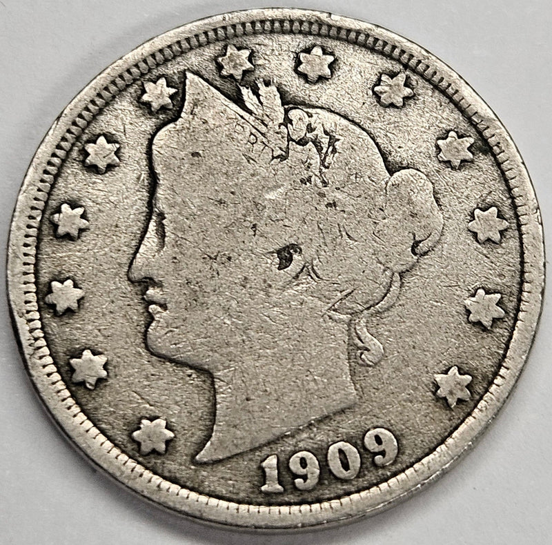 1909 Liberty Nickel Very Good