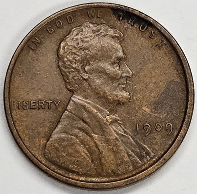1909 Lincoln Cent Choice About Uncirculated