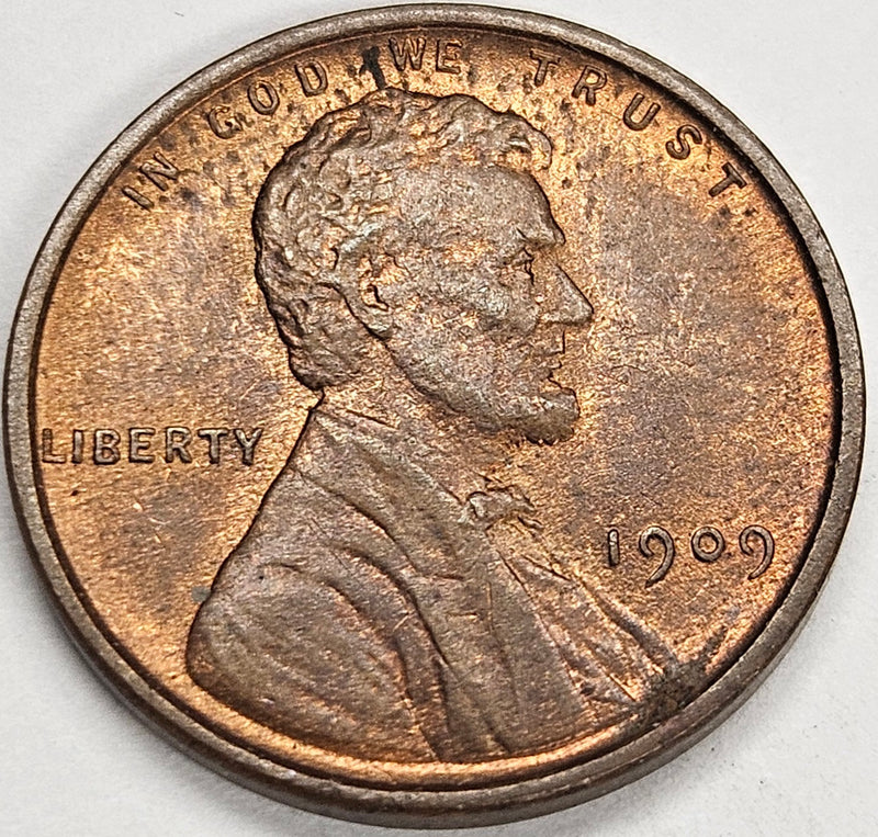 1909 VDB Lincoln Cent . . . . Choice BU Red/Brown