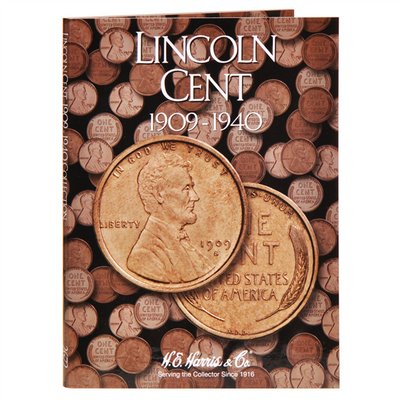 Lincoln Cent Harris Coin Folder (1909 to 1940)