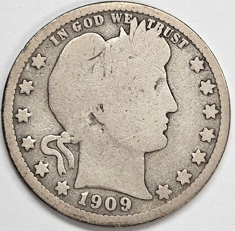1909-D Barber Quarter Good