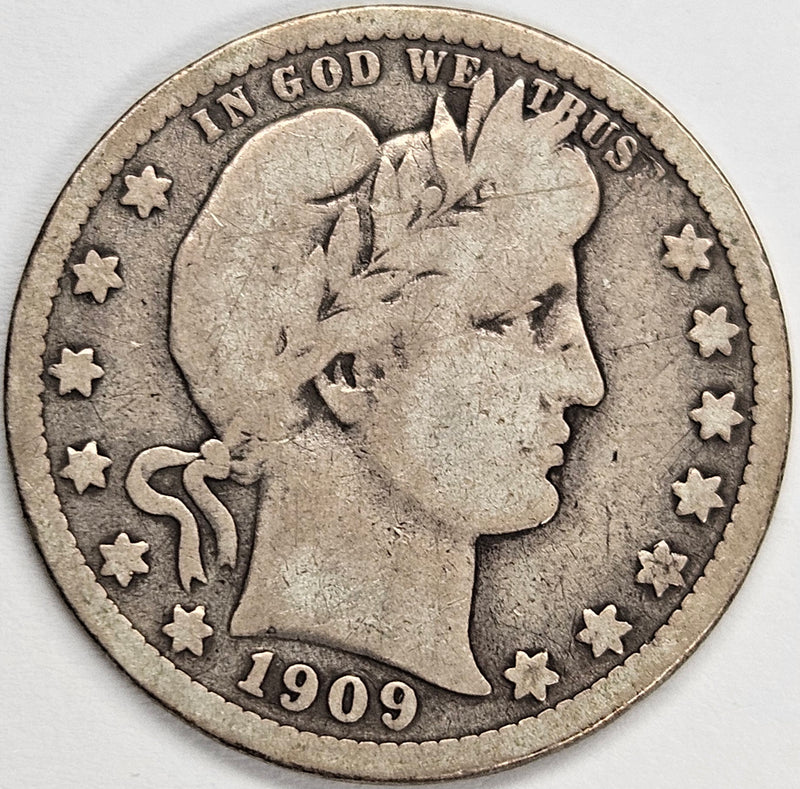 1909-D Barber Quarter . . . . VG/Fine