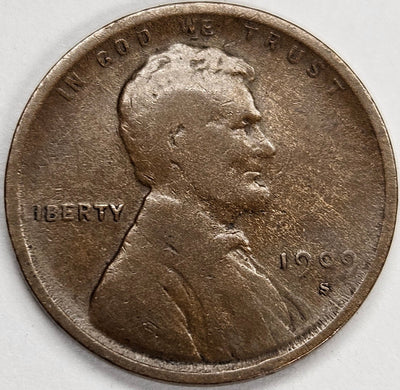 1909-S VDB Lincoln Cent Fine