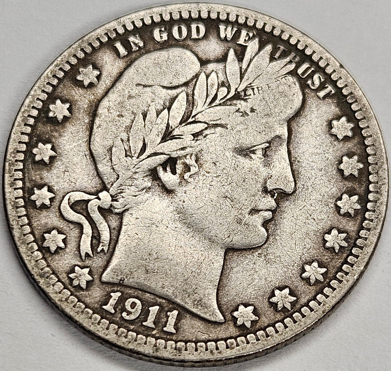 1911 Barber Quarter . . . . VF/XF