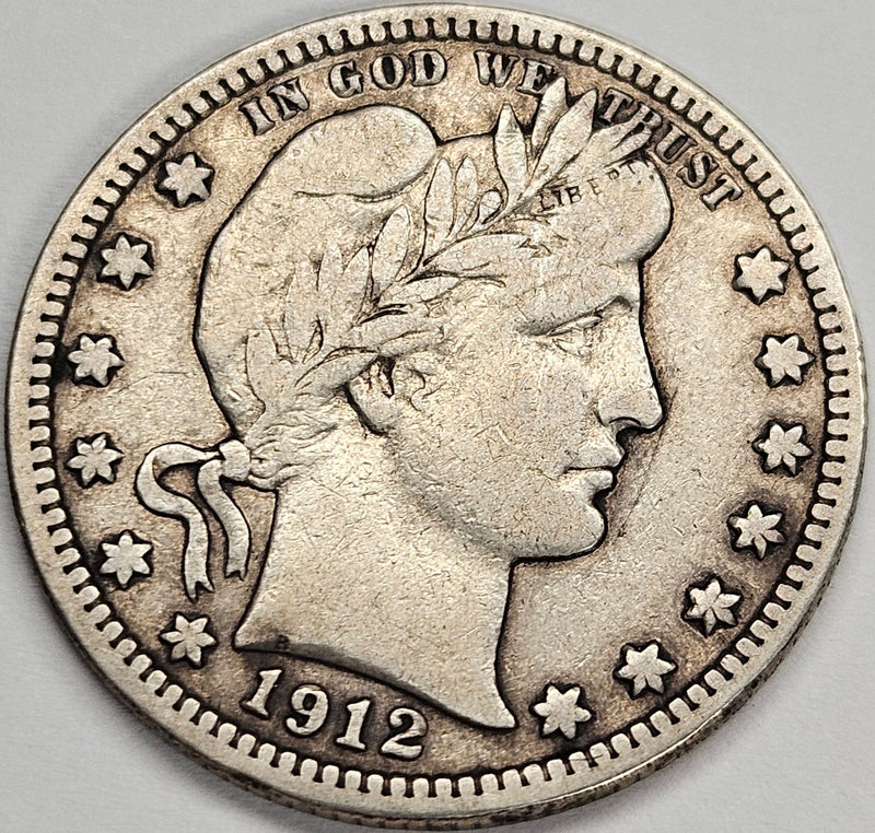 1912 Barber Quarter . . . . Very Fine
